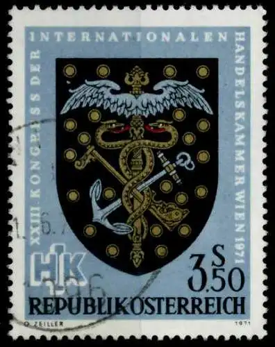 ÖSTERREICH 1971 Nr 1358 zentrisch gestempelt 7FE55A