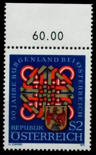ÖSTERREICH 1971 Nr 1370 postfrisch ORA 7FE576