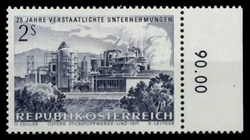 ÖSTERREICH 1971 Nr 1374 postfrisch ORA 7FE57E