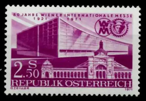 ÖSTERREICH 1971 Nr 1368 postfrisch S5B1976