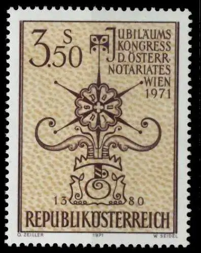 ÖSTERREICH 1971 Nr 1359 postfrisch S5B19FE