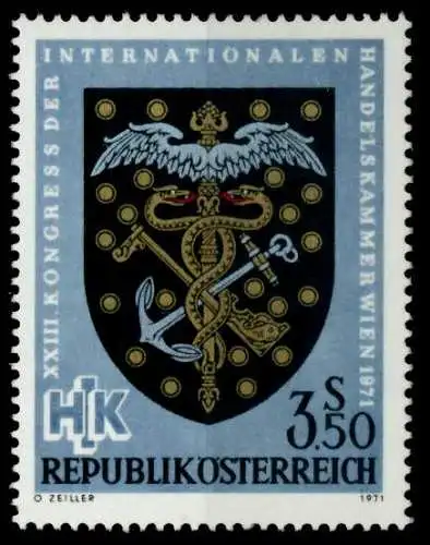 ÖSTERREICH 1971 Nr 1358 postfrisch S5B1A12