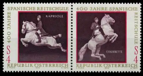 ÖSTERREICH 1972 Block 2 WZd3 postfrisch WAAGR PAAR 801F26