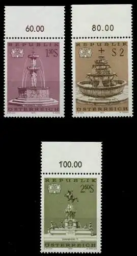 ÖSTERREICH 1972 Nr 1382-1384 postfrisch ORA 802056