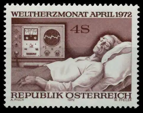 ÖSTERREICH 1972 Nr 1386 postfrisch S5B1BEE