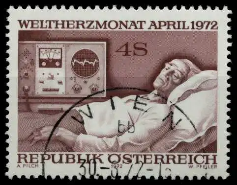 ÖSTERREICH 1972 Nr 1386 zentrisch gestempelt 80213A