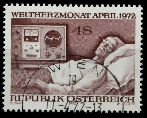 ÖSTERREICH 1972 Nr 1386 zentrisch gestempelt 80212A