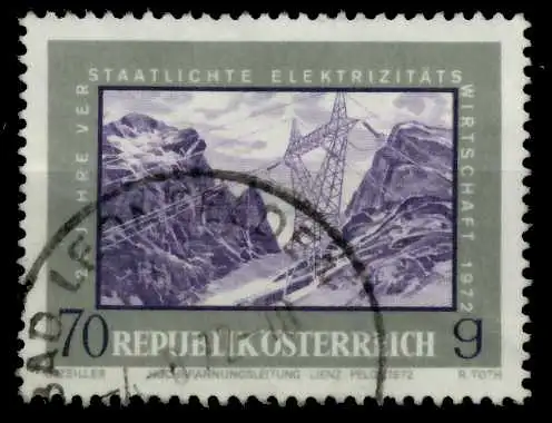 ÖSTERREICH 1972 Nr 1389 gestempelt 802172