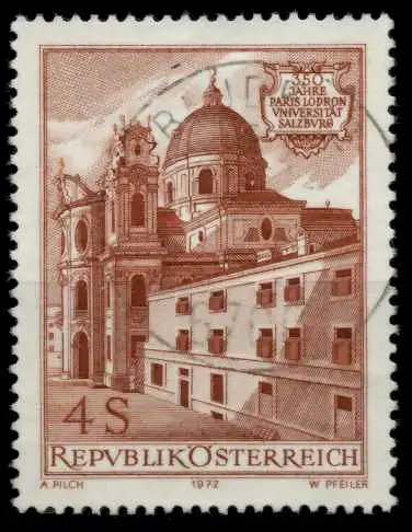 ÖSTERREICH 1972 Nr 1402 zentrisch gestempelt 80225A