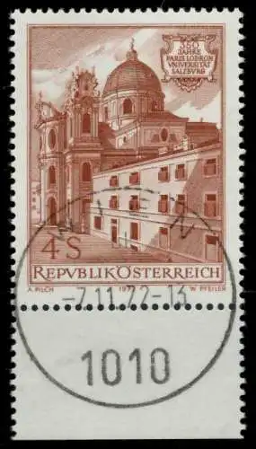 ÖSTERREICH 1972 Nr 1402 zentrisch gestempelt URA 80222A