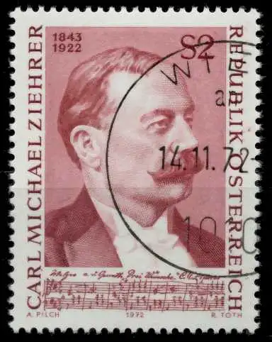 ÖSTERREICH 1972 Nr 1403 zentrisch gestempelt 80222E