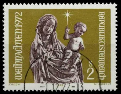 ÖSTERREICH 1972 Nr 1405 zentrisch gestempelt 80227A