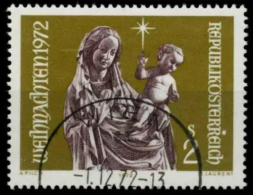 ÖSTERREICH 1972 Nr 1405 zentrisch gestempelt 80226E