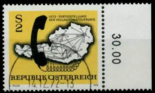 ÖSTERREICH 1972 Nr 1409 zentrisch gestempelt ORA 8022D2