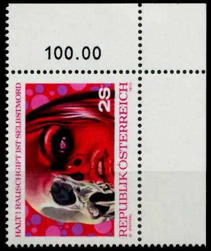 ÖSTERREICH 1973 Nr 1411 postfrisch ECKE-URE 802312