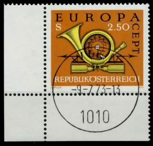 ÖSTERREICH 1973 Nr 1416 zentrisch gestempelt ECKE-ULI 802522