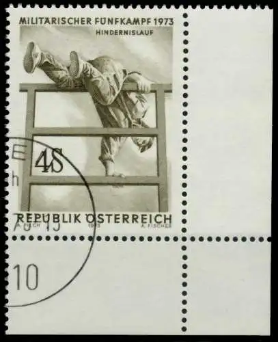 ÖSTERREICH 1973 Nr 1418 gestempelt ECKE-URE 80255A