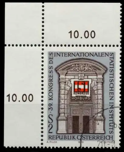 ÖSTERREICH 1973 Nr 1420 zentrisch gestempelt ECKE-OLI 80256E