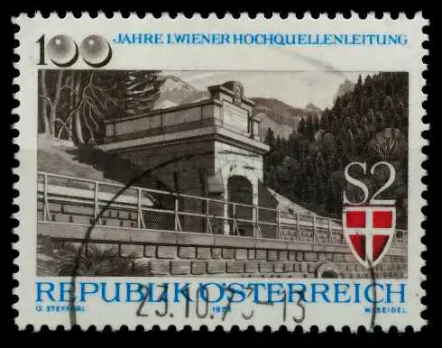 ÖSTERREICH 1973 Nr 1429 zentrisch gestempelt 80265E