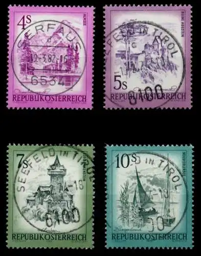 ÖSTERREICH DS SCHÖNES ÖSTERR. Nr 1430-1433 gestempelt 80268E