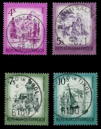 ÖSTERREICH DS SCHÖNES ÖSTERR. Nr 1430-1433 gestempelt 802686