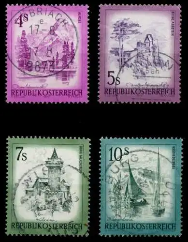 ÖSTERREICH DS SCHÖNES ÖSTERR. Nr 1430-1433 gestempelt 80269E