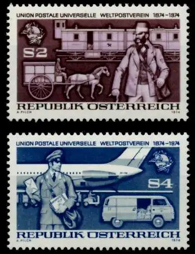 ÖSTERREICH 1974 Nr 1466-1467 postfrisch S5B544E