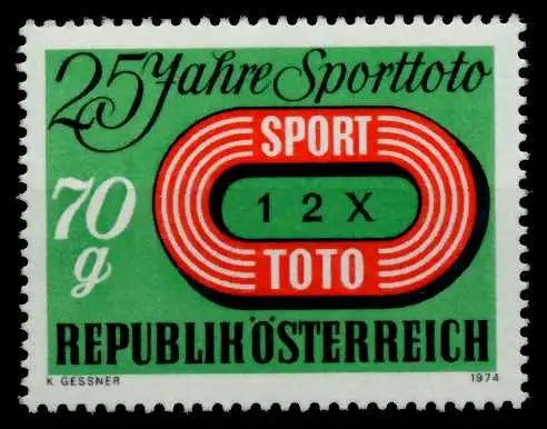 ÖSTERREICH 1974 Nr 1468 postfrisch S5B5462