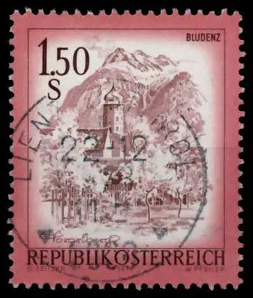 ÖSTERREICH DS SCHÖNES ÖSTERR. Nr 1439 zentrisch gestempelt 8051FA