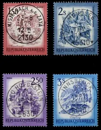 ÖSTERREICH DS SCHÖNES ÖSTERR. Nr 1439-1442 ZENT 805202