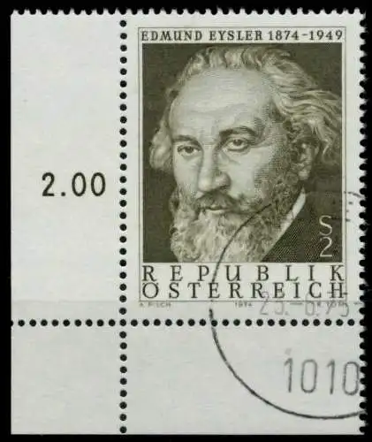 ÖSTERREICH 1974 Nr 1465 zentrisch gestempelt ECKE-ULI 80534A