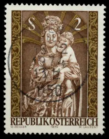 ÖSTERREICH 1974 Nr 1472 zentrisch gestempelt 80537A