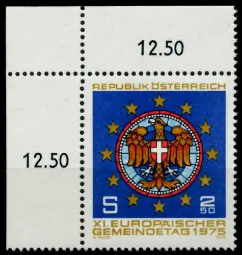 ÖSTERREICH 1975 Nr 1484 postfrisch ECKE-OLI 805462