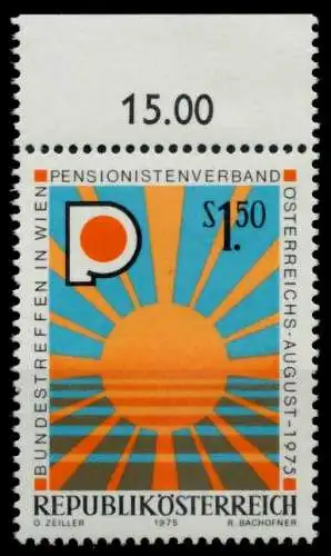 ÖSTERREICH 1975 Nr 1490 postfrisch ORA 80549A