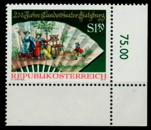 ÖSTERREICH 1975 Nr 1498 postfrisch ECKE-ORE 805536