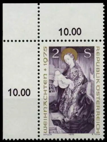 ÖSTERREICH 1975 Nr 1503 postfrisch ECKE-OLI 80554E