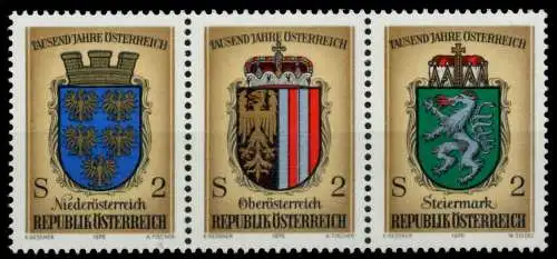 ÖSTERREICH 1976 Nr 1522 30 WZdg postfrisch 3ER STR 805626