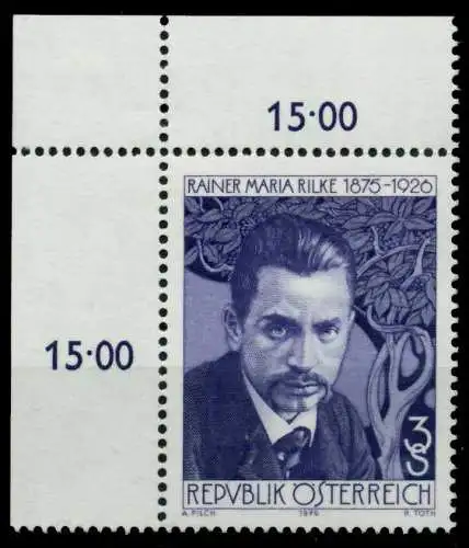 ÖSTERREICH 1976 Nr 1539 postfrisch ECKE-OLI 809602