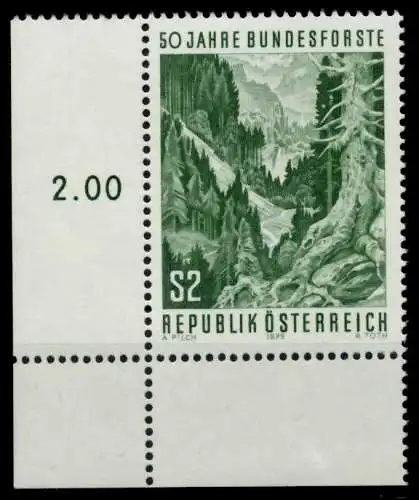 ÖSTERREICH 1976 Nr 1512 postfrisch ECKE-ULI 80963A