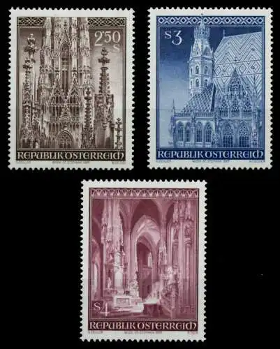 ÖSTERREICH 1977 Nr 1544-1546 postfrisch 809666