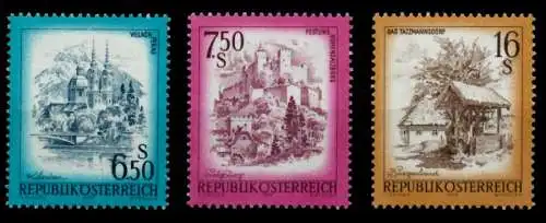 ÖSTERREICH DS SCHÖNES ÖSTERR. Nr 1549-1551 postfrisch 809672