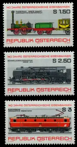 ÖSTERREICH 1977 Nr 1559-1561 postfrisch 80968E
