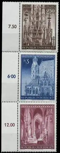 ÖSTERREICH 1977 Nr 1544-1546 postfrisch ORA 8096FA