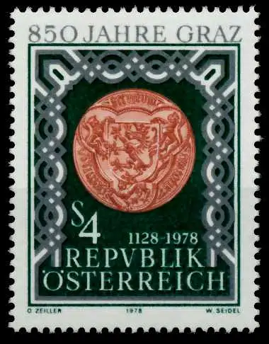 ÖSTERREICH 1978 Nr 1583 postfrisch 80979A