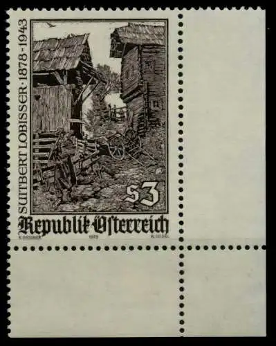 ÖSTERREICH 1978 Nr 1571 postfrisch ECKE-URE 80980E