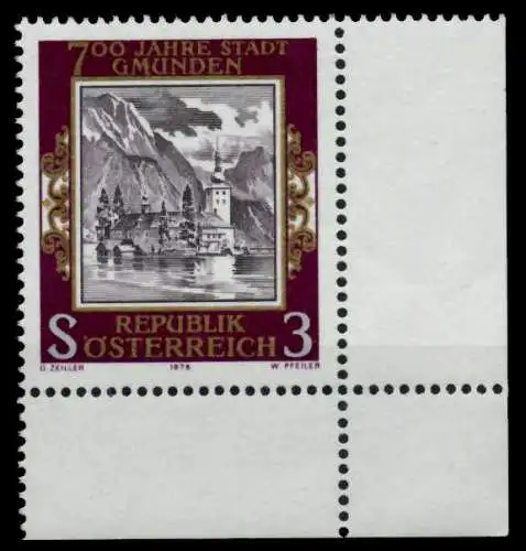 ÖSTERREICH 1978 Nr 1576 postfrisch ECKE-URE 809846