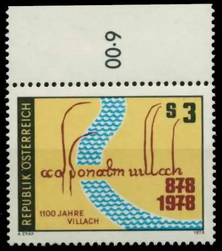 ÖSTERREICH 1978 Nr 1582 postfrisch ORA 809836