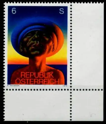 ÖSTERREICH 1978 Nr 1594 postfrisch ECKE-URE 80988A