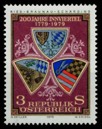 ÖSTERREICH 1979 Nr 1610 postfrisch 8098C6