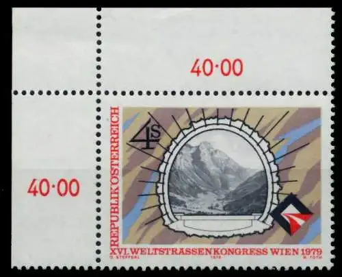 ÖSTERREICH 1979 Nr 1619 postfrisch ECKE-OLI 80993A